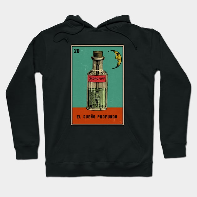 Vintage Loteria Chloroform Hoodie by Kujo Vintage